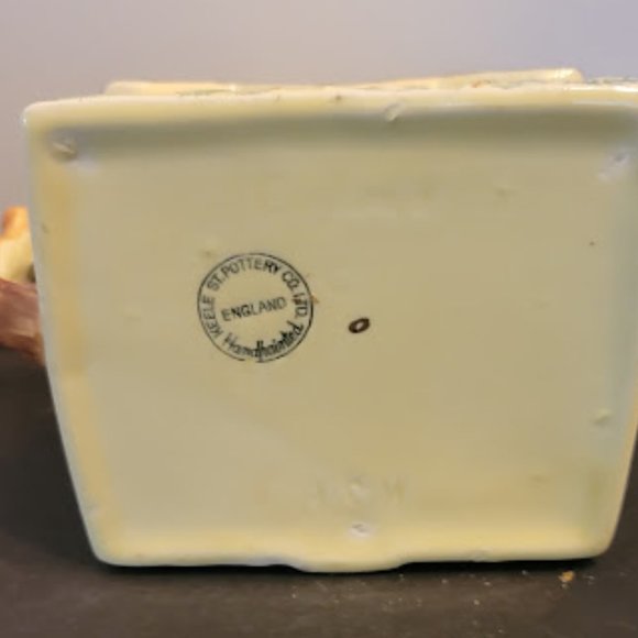 Vintage 1940's Made in England, Set of 3 Keele St. Pottery Teapot, Cream & Sugar - Picture 12 of 12